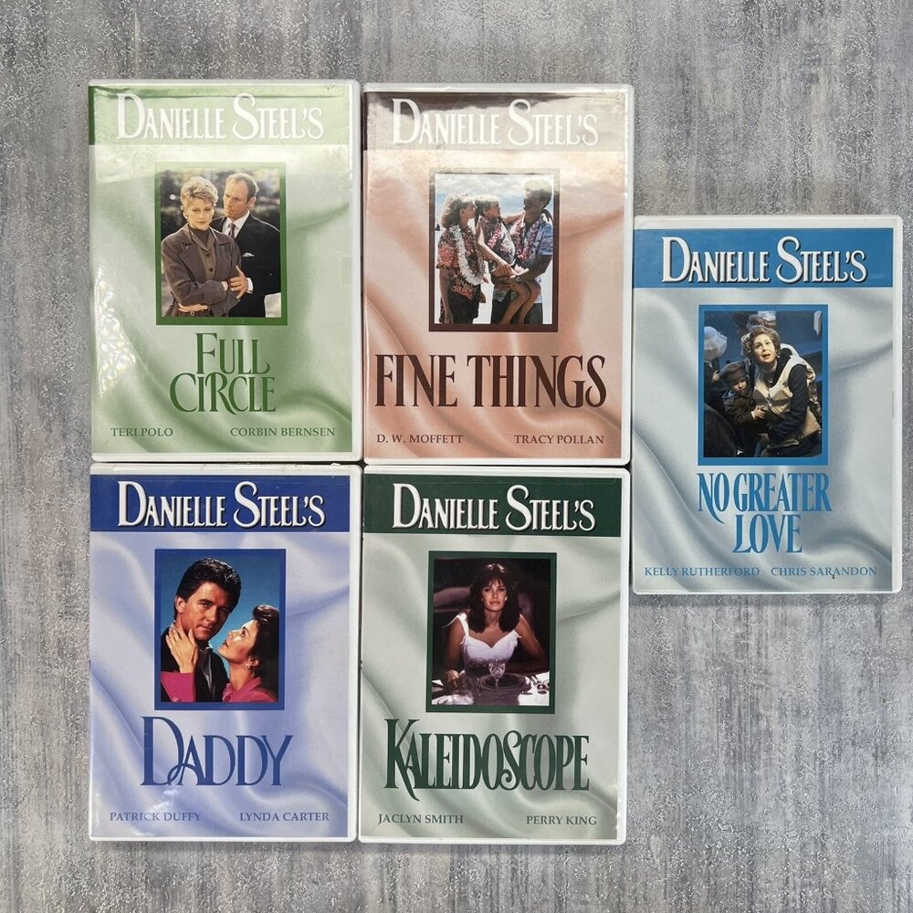 Danielle Steel's DVD Daddy, Kaleidoscope, No Greater Love Lot Of 5